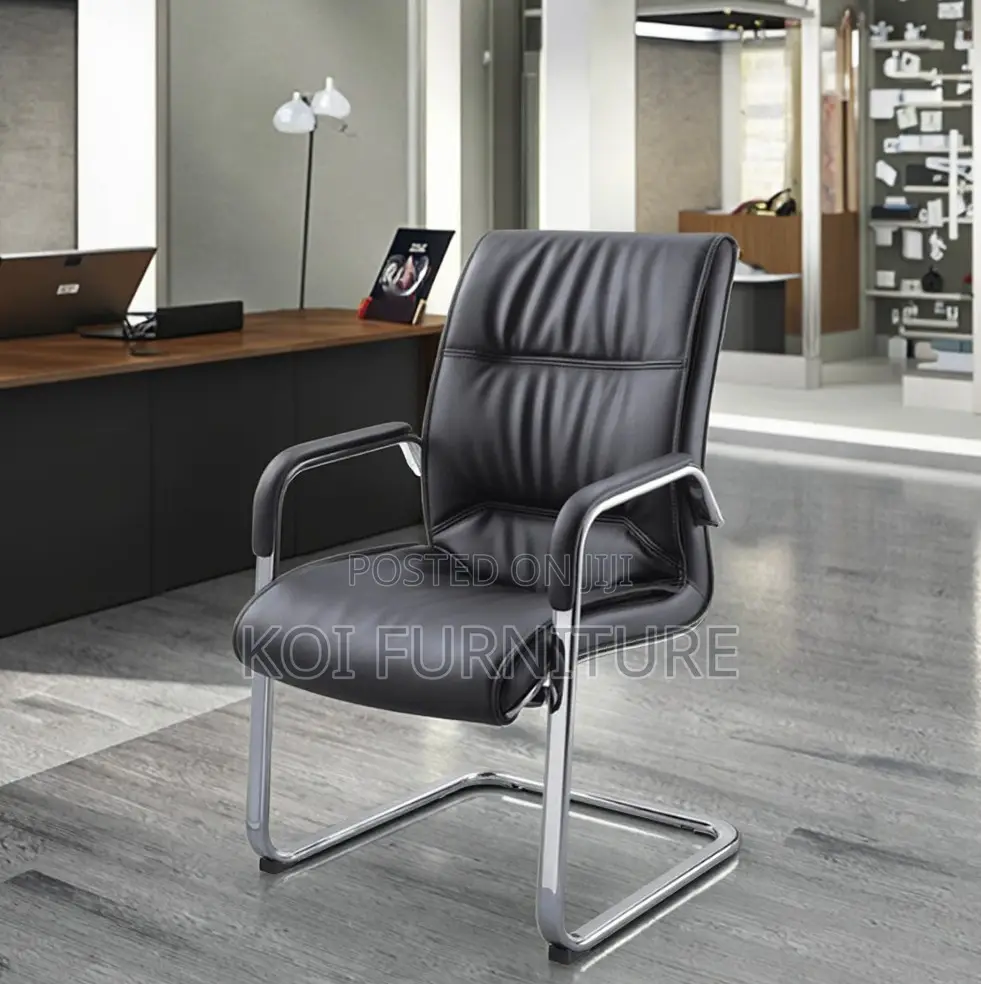 Office Chair :Executive Visitor Office With Nylon Aluminium Cantilever