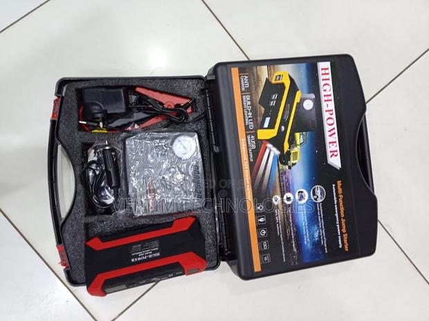 Heavy Duty 12v 99800mah Jump Starter Inflator Pump for Car Use