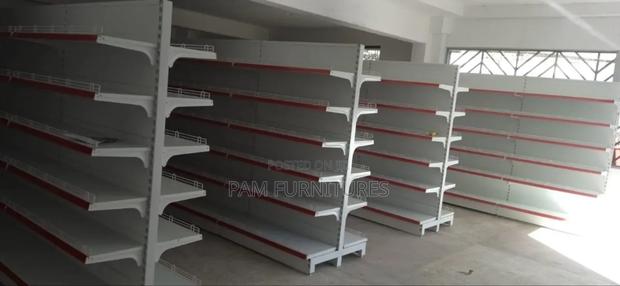 Supermarket Metallic Shelves