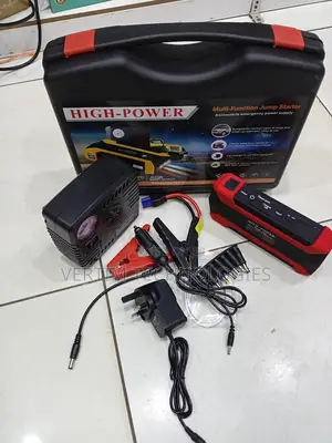 Stable Performance 99800mah Jump Starter Air Compressor Pump