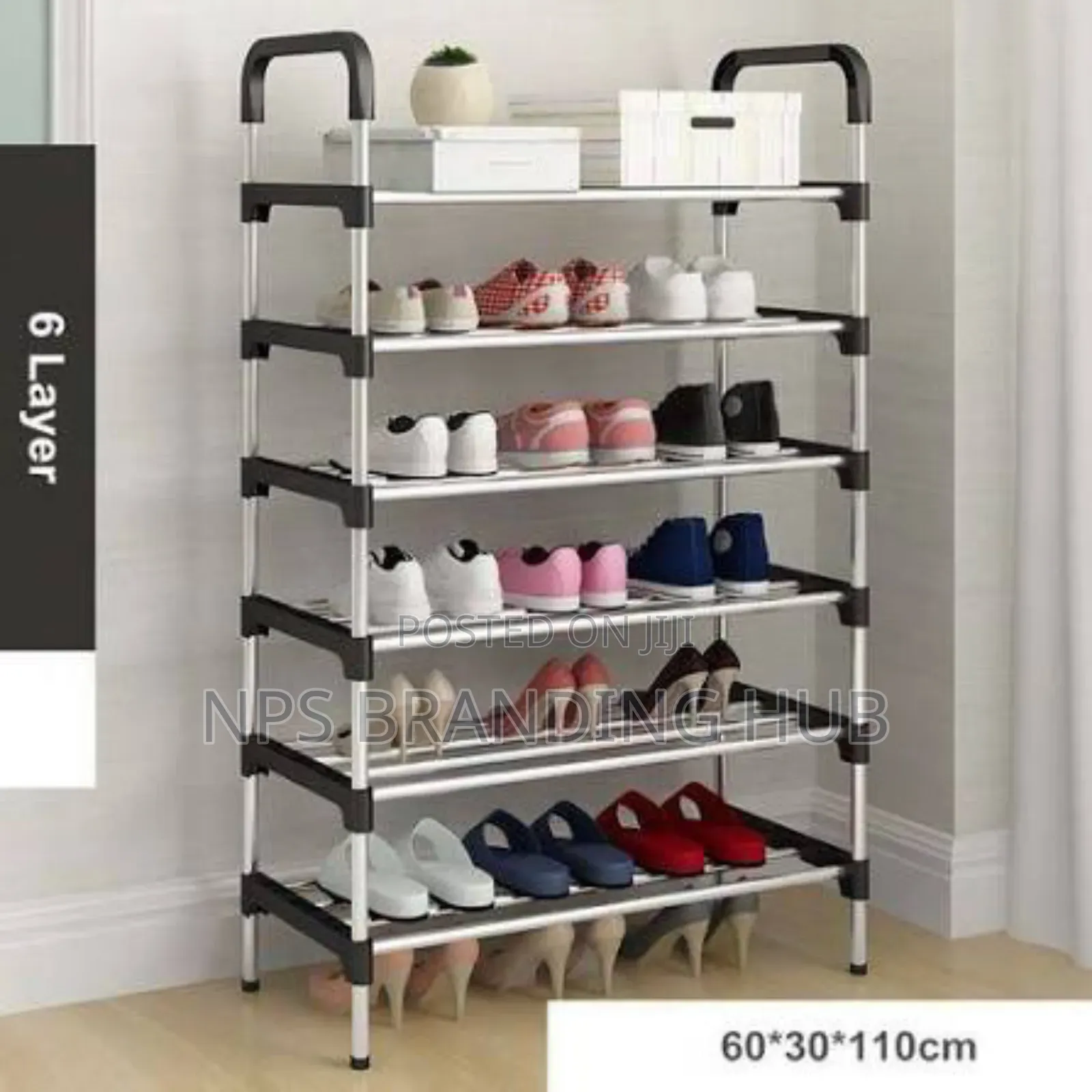 Detachable 6 Layer Shoe Rack (P.O)