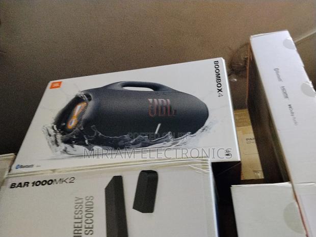 JBL Boombox 4 Portable Speaker -Black - main view