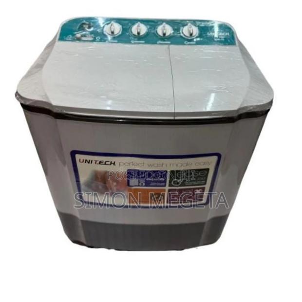 Unitech 7.5kg Twin Tub Top Load Semi-Automatic Washing Machine - main view