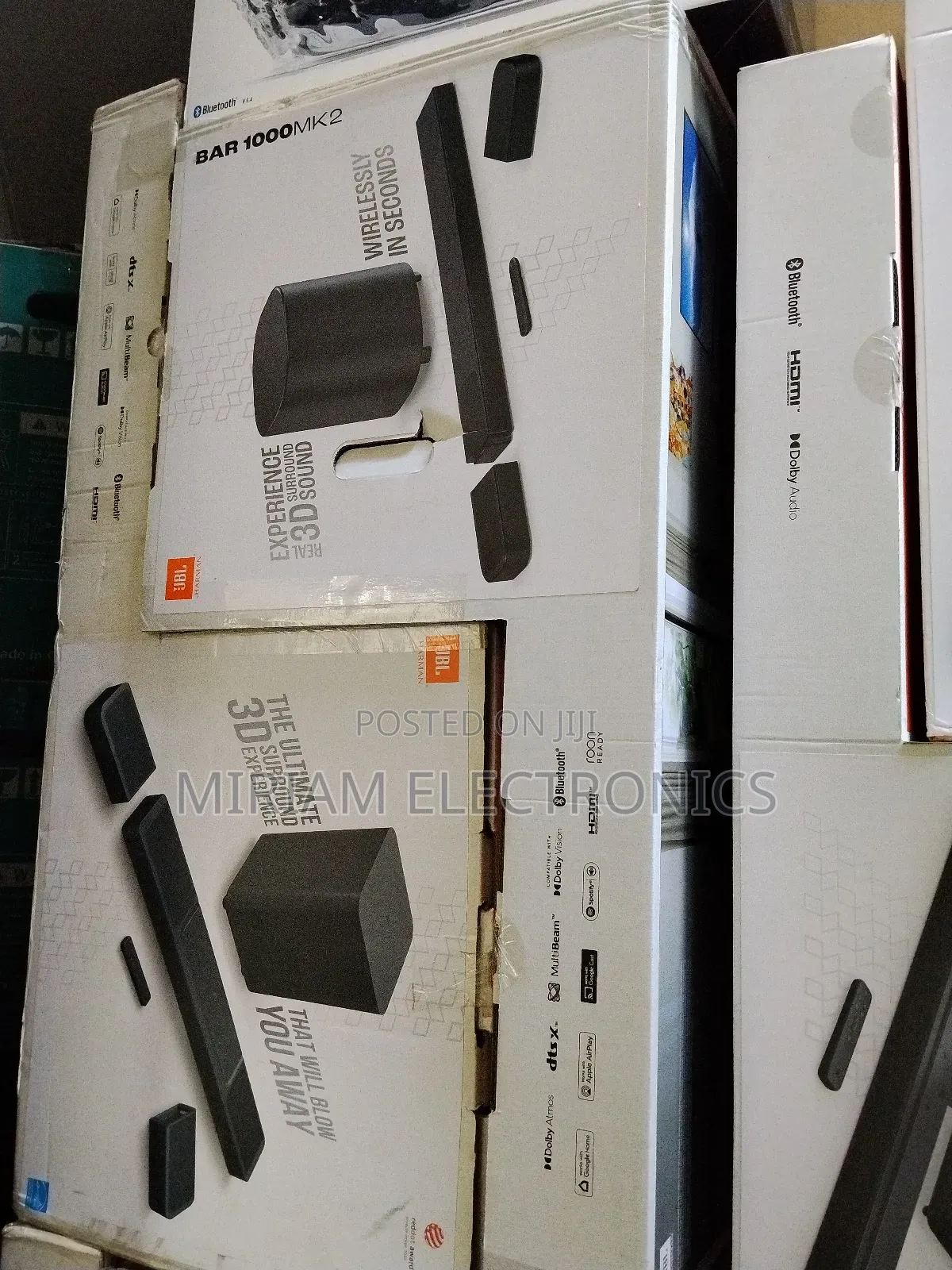 JBL Bar 1000mk2 7.1.4ch 960w Soundbar With True Dolby Atmos