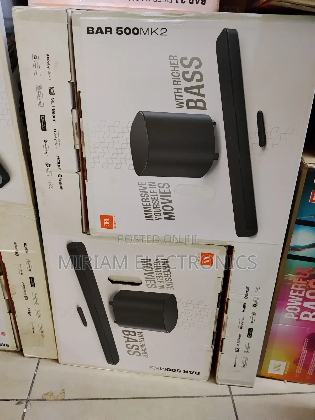 JBL Bar 500mk2 5.1ch 750w Wireless Soundbar