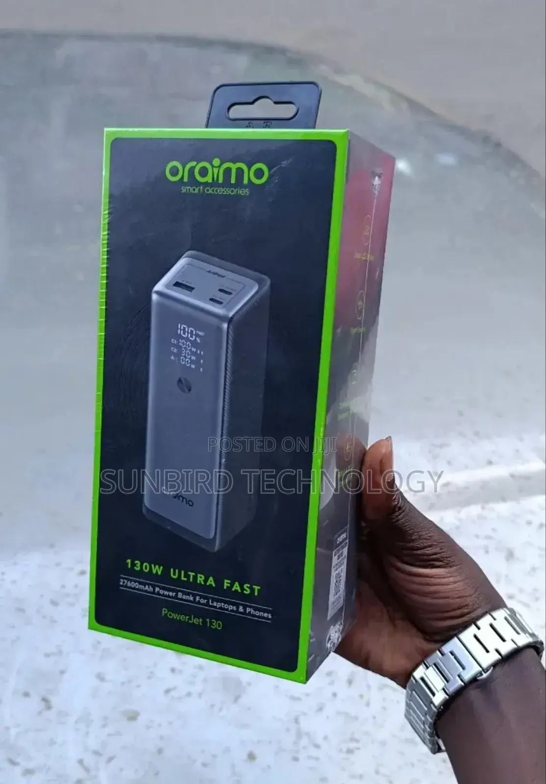 Oraimo 130w Ultra Fast Powerjet 130 Powerbank