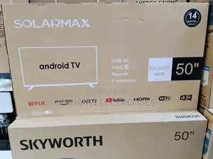 Solarmax 50-Inch Full Hd Led Smart Tv With Built-in Wi-Fi, Dolby Audio