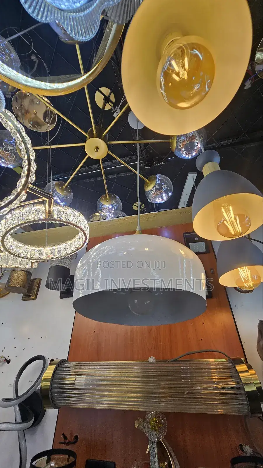 White Pendant Light
