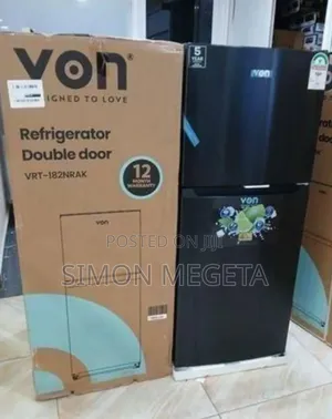 Spacious Von VRT-196drhx 195l Double Door Fridge