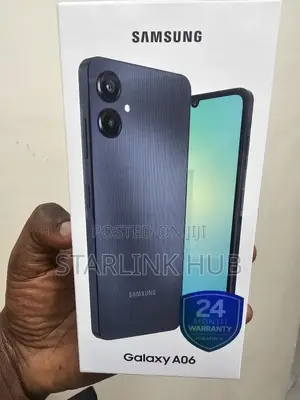 New Samsung Galaxy A06 128 GB Black