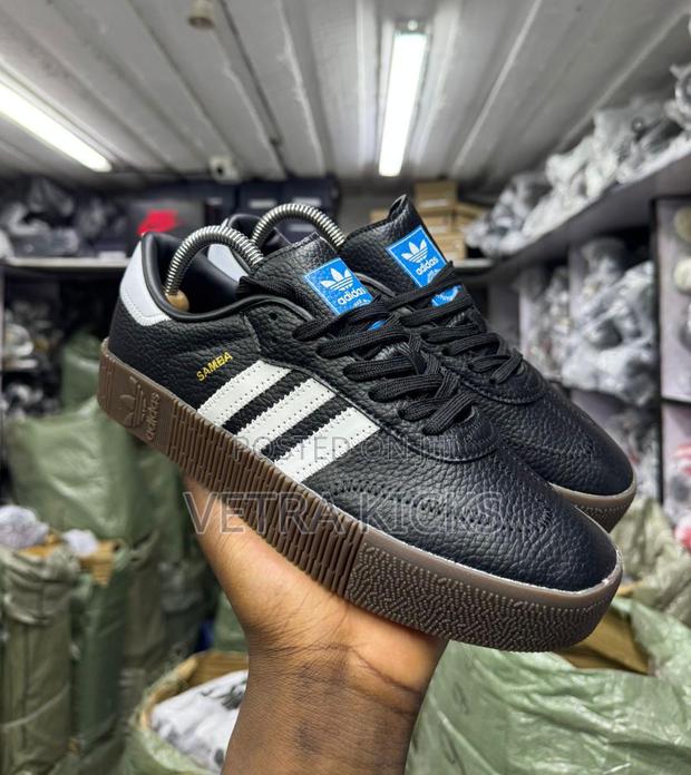 Adidas Samba Double Sole Black – Platform Street Sneakers