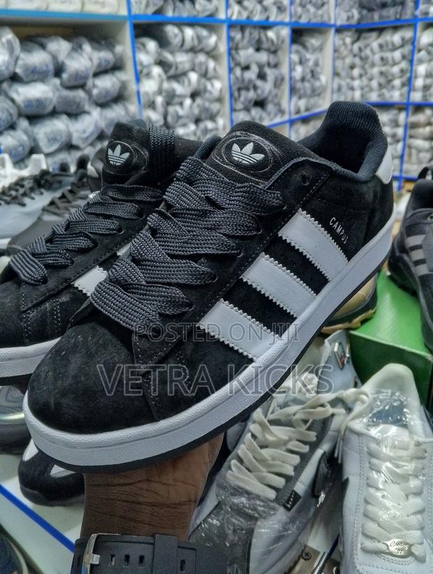 Adidas Campus Black White Zebra Sneakers – Bold Street Style - thumbnail 2