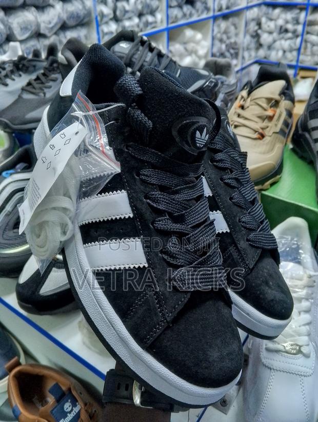 Adidas Campus Black White Zebra Sneakers – Bold Street Style - thumbnail 3
