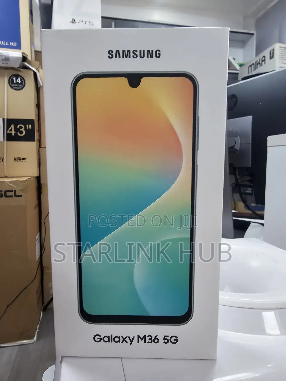 New Samsung Galaxy M36 5G 128 GB Black