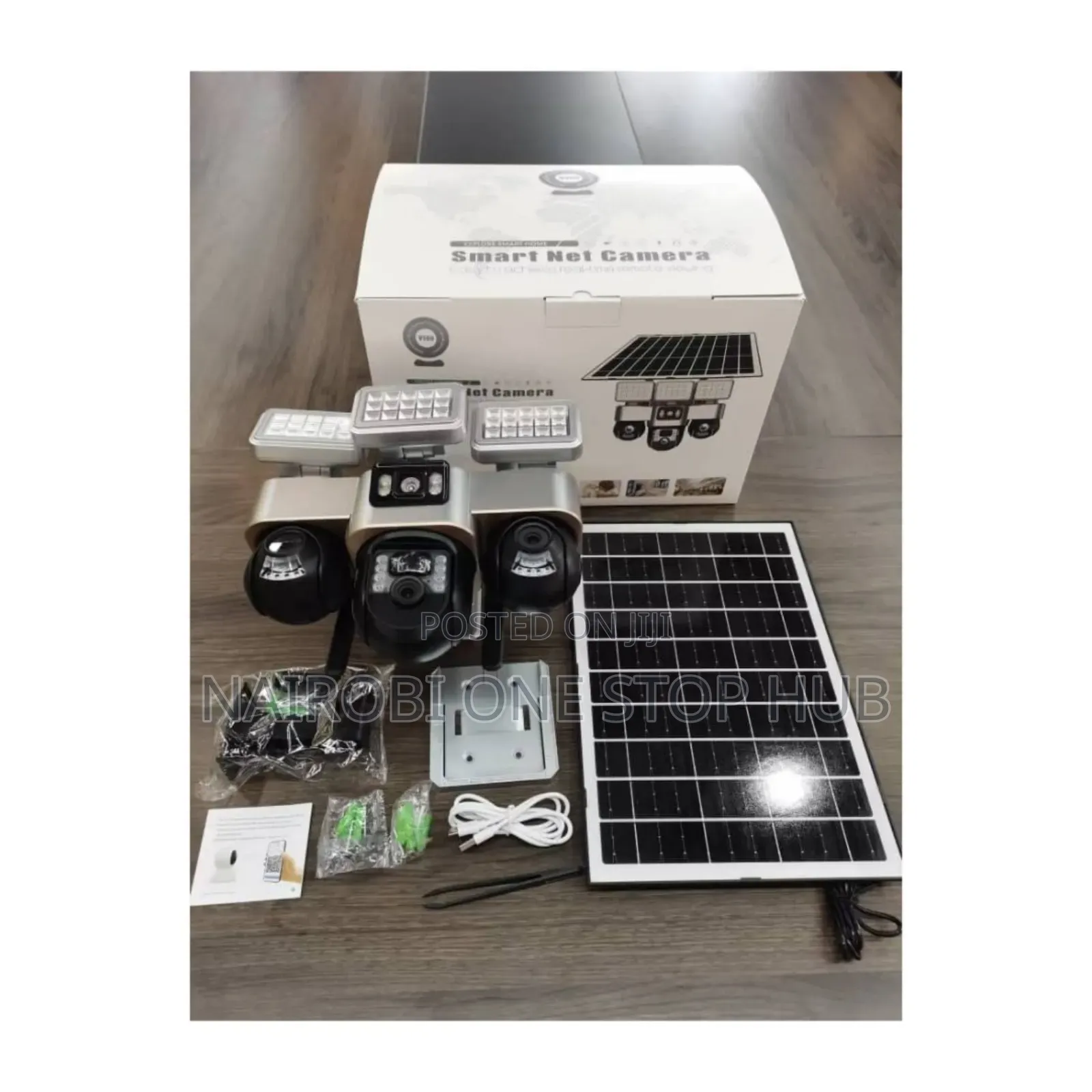 V380 Pro 4g Triple Lens Solar Security Camera – KSH 9,999 