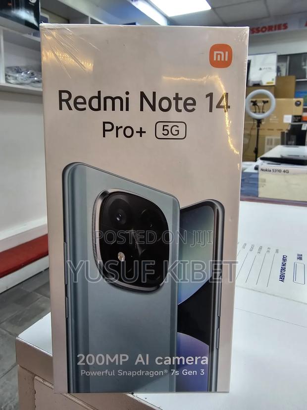 New Xiaomi Redmi Note 14 Pro+ 5G 512 GB Black - main view