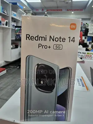 New Xiaomi Redmi Note 14 Pro+ 5G 512 GB Black