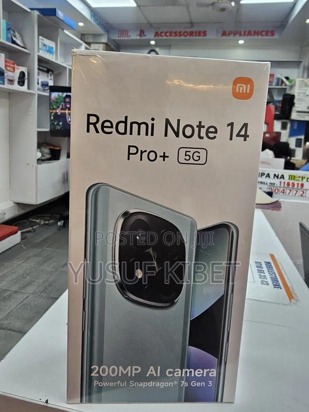 New Xiaomi Redmi Note 14 Pro+ 5G 512 GB Black - thumbnail 2