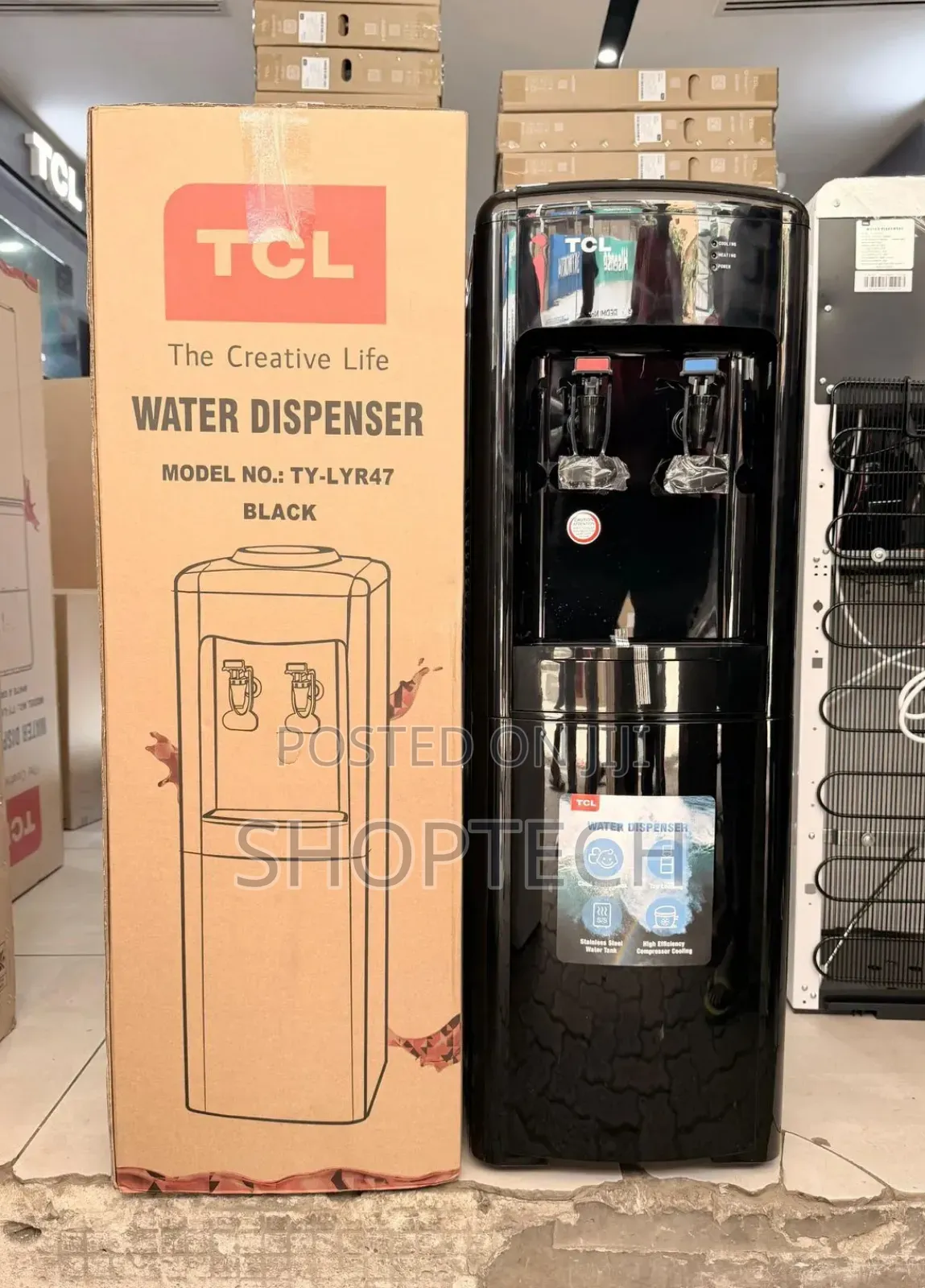 TCL Water Dispenser R47 >Hot,Normal Cold Water >High