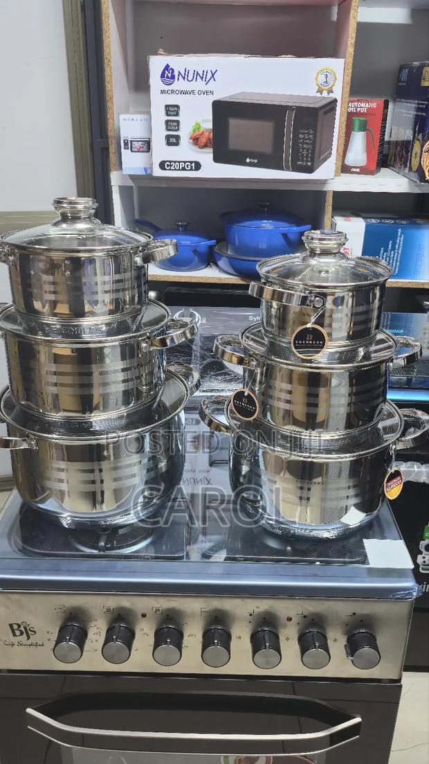12pcs Stainless Steel Edenberg Cookware Set