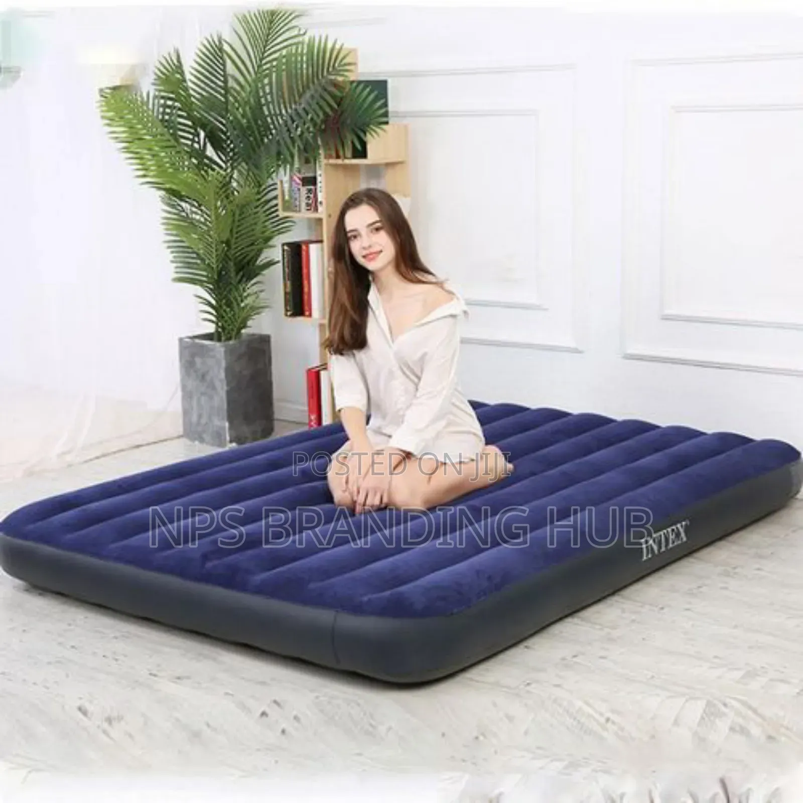 Intex Inflatable Mattress 5x6 With Electric Pump Cv