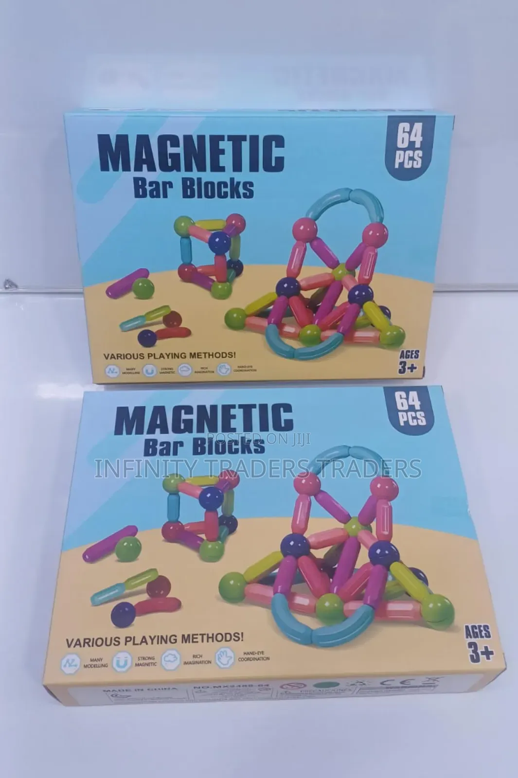 Kids 64 Magnetic Sticks