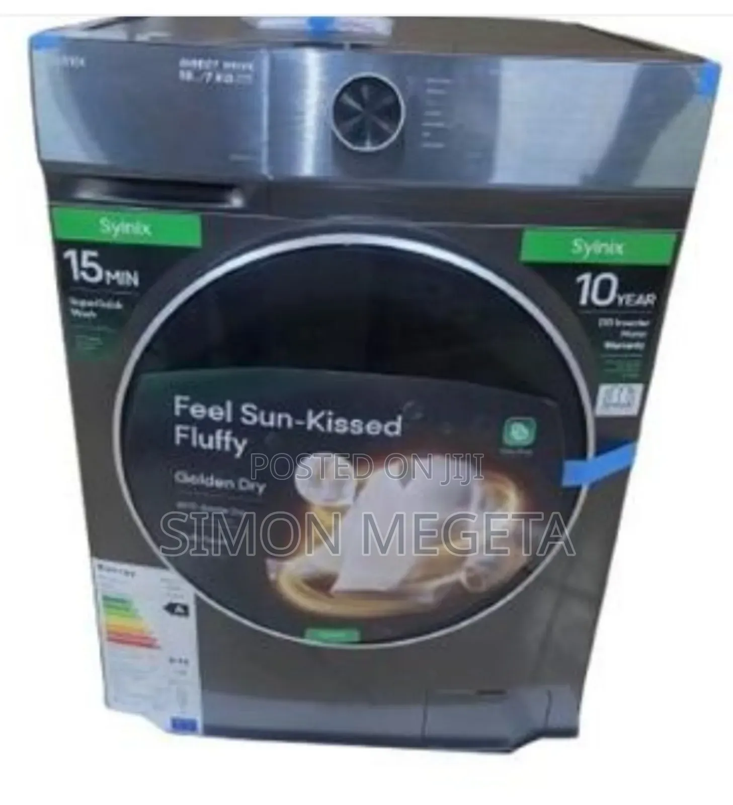 Syinix Front Load 12kg Washer – Efficient, Quiet, Powerful Spin