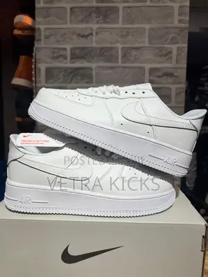 Nike Air Force 1 White Sneakers – Classic Timeless Style