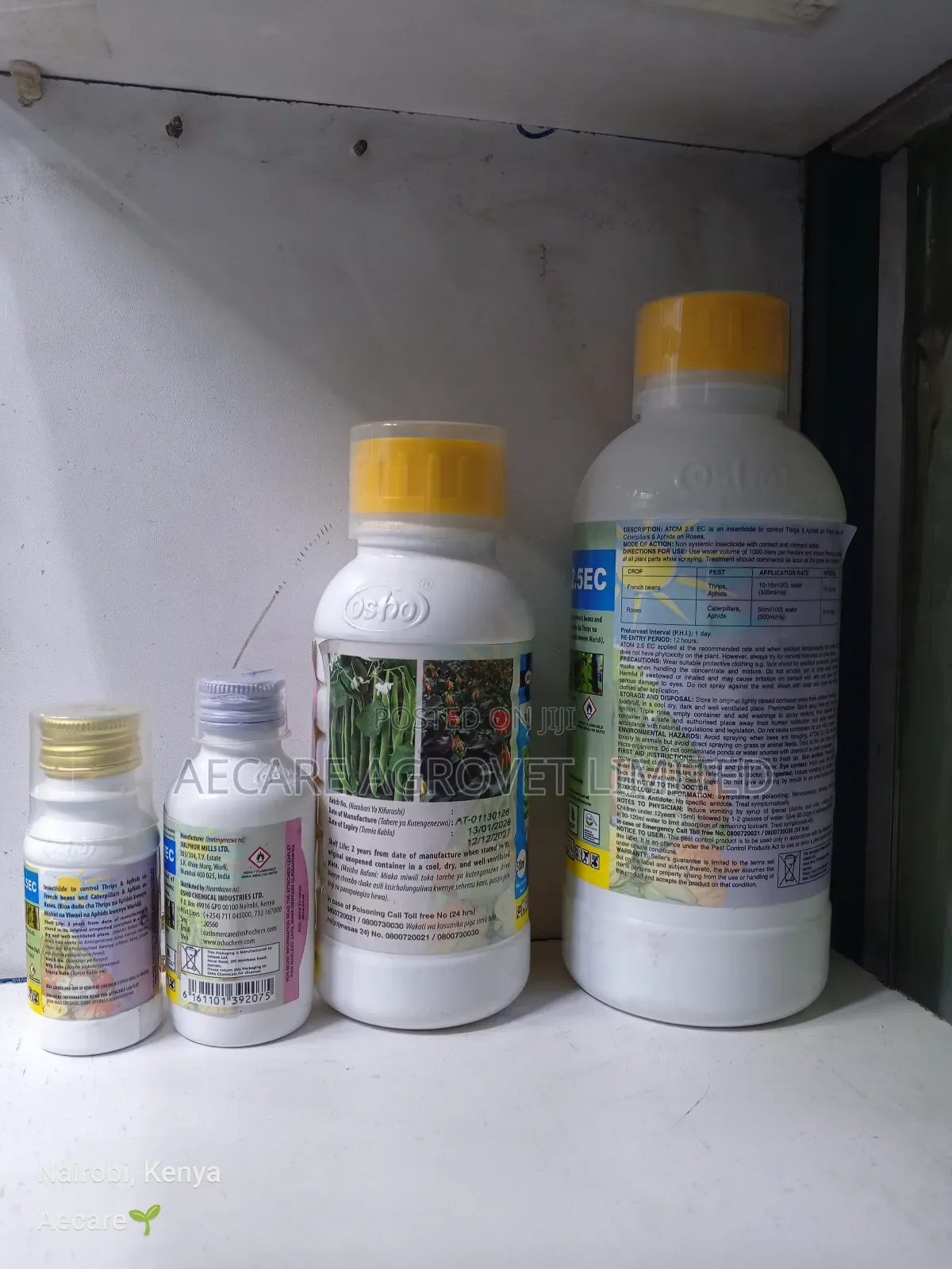 Atom 2.5ec Insecticide 50ml, 100ml, 500ml, 1litre