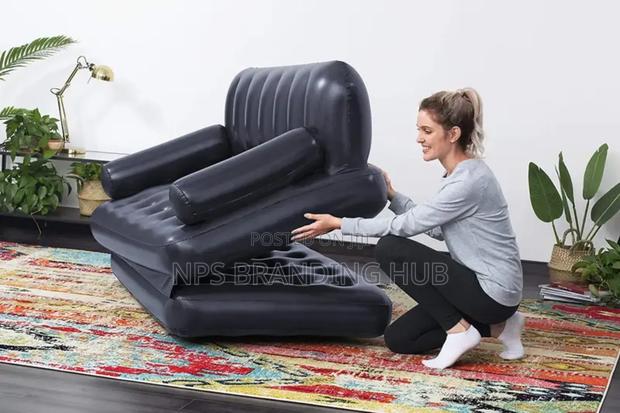 Inflatable Sofa Bed With Electric Pump Cv - thumbnail 2