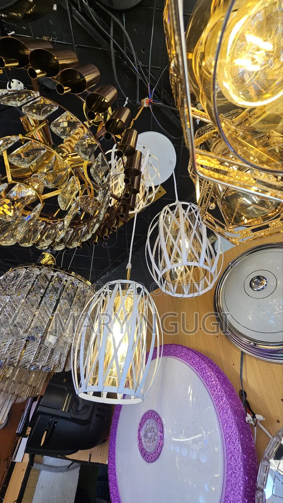 3in1 White Pendant Lights