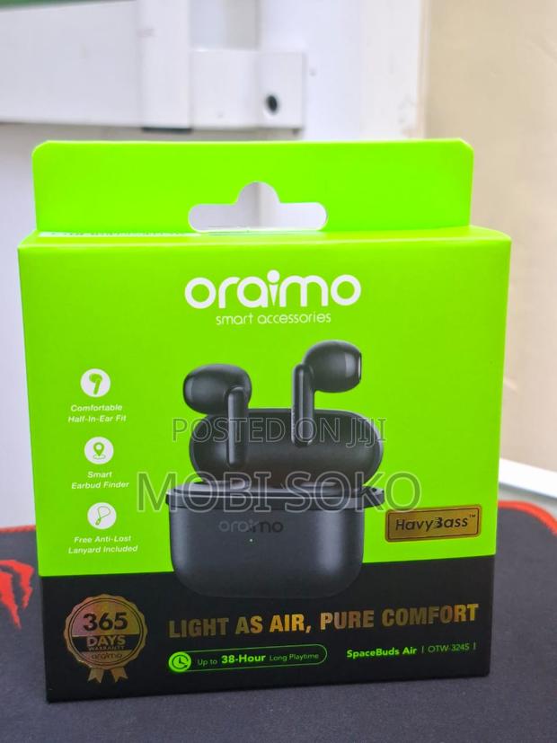Oraimo Spacebuds Air 38 Hours Smart Finder True Wireless Earbuds - thumbnail 3