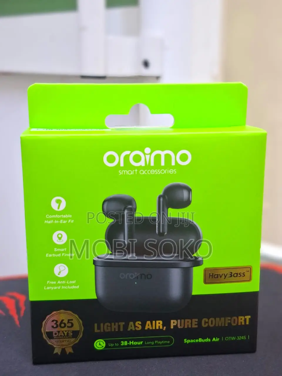 Oraimo Spacebuds Air 38 Hours Smart Finder True Wireless Earbuds