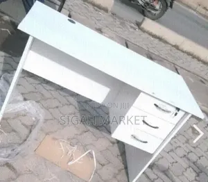 All White Desk 1.2m