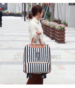 Stripped Travel Suitcase/ Bag Available