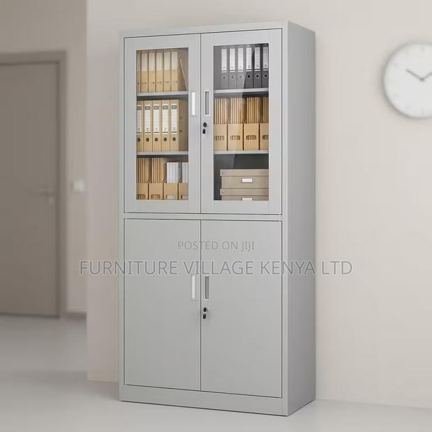 Office Cabinet; 2-door Lockable Filing Office Cabinet