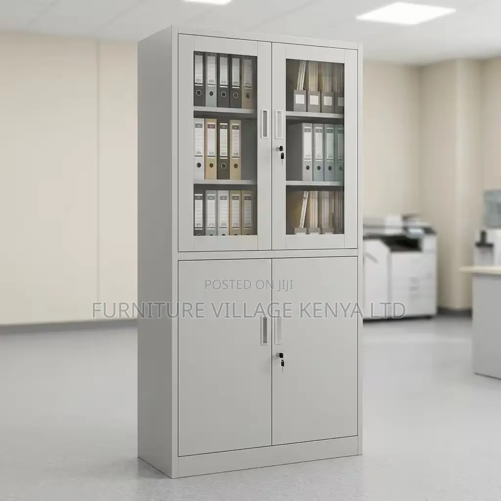 Office Cabinet; 2-door Lockable Filing Office Cabinet