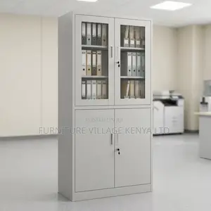 Office Cabinet; 2-door Lockable Filing Office Cabinet