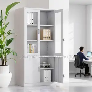 Office Cabinet; 2-door Lockable Filing Office Cabinet