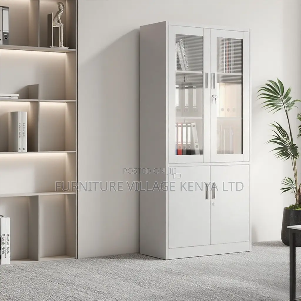 Office Cabinet; 2-door Lockable Filing Office Cabinet