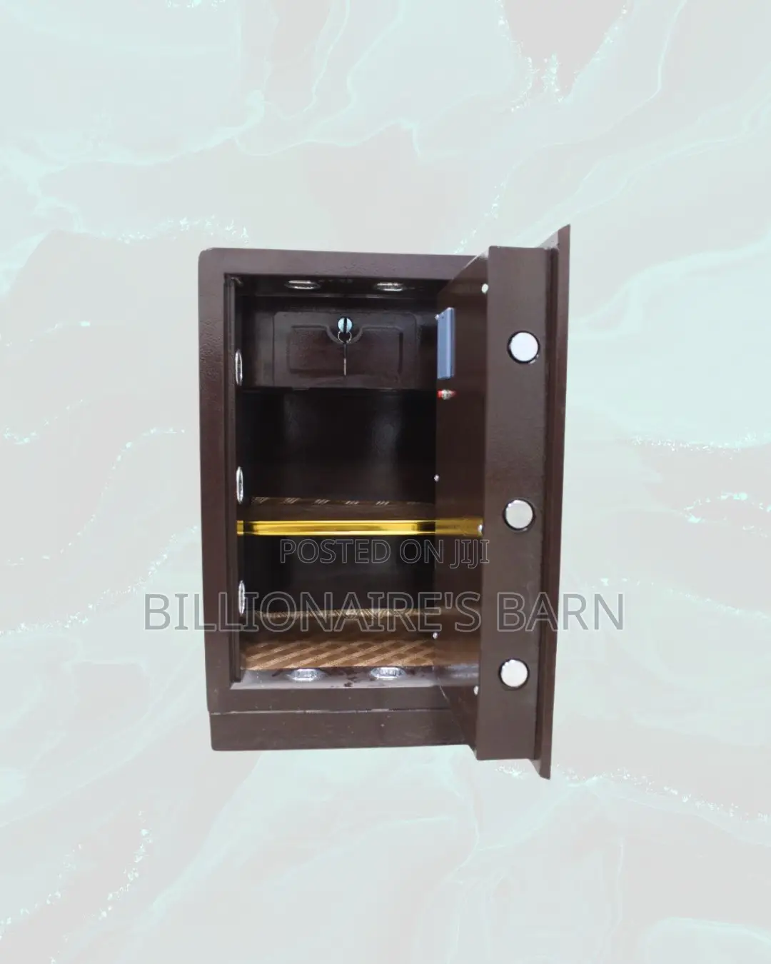 Fireproof Biometric Steel Safe 60 Kg Dual Alarm - Backup Key Comfort