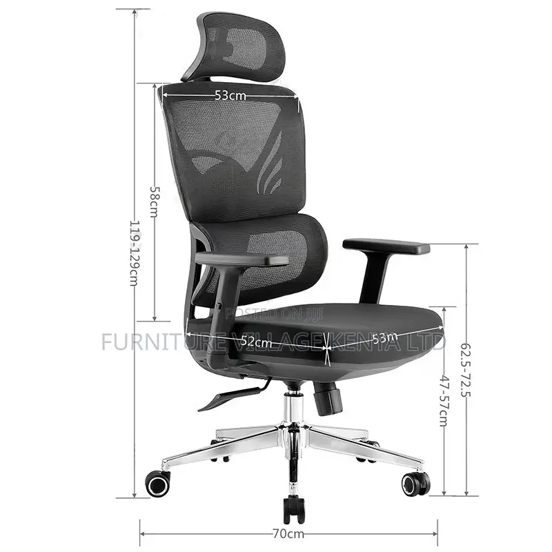 Office Chair; High Back Ortopedic Office Seat