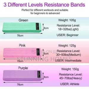 Quality Fabric Resistant Bands for Beginners Amateurs