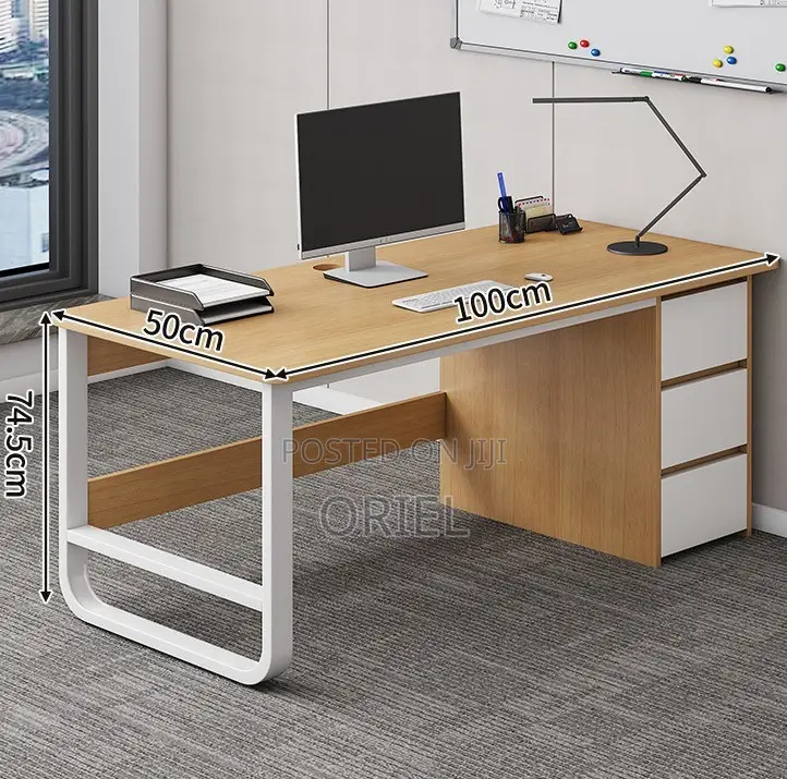 Office Desks: Student Study Desk With Computer Workstation Design