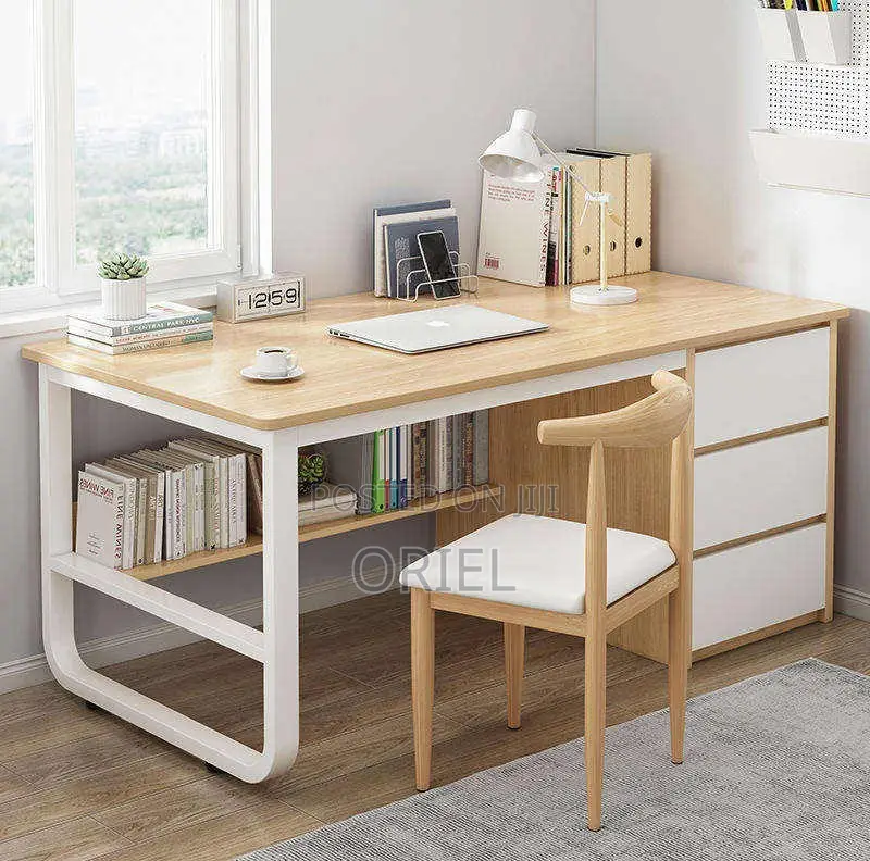 Office Desks: Student Study Desk With Computer Workstation Design