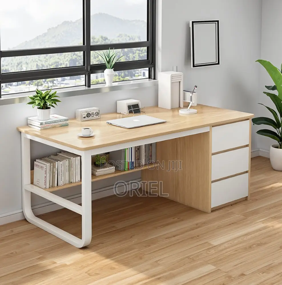 Office Desks: Student Study Desk With Computer Workstation Design