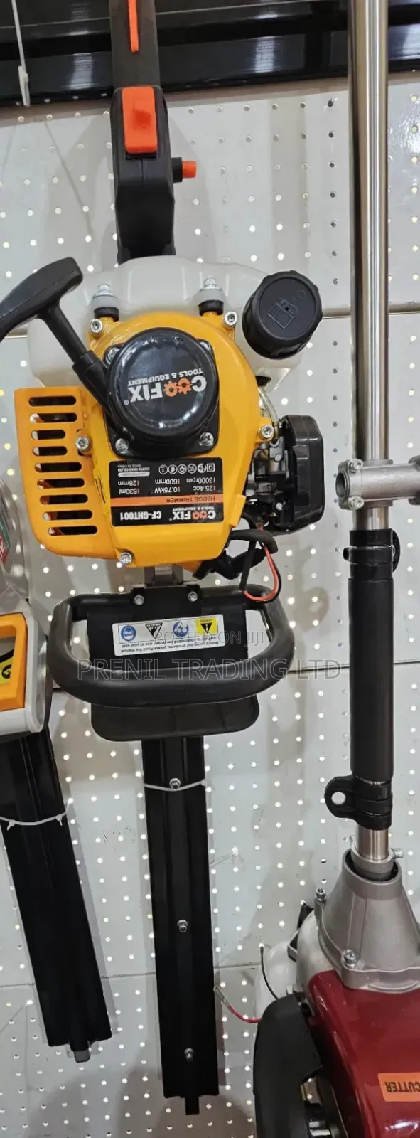 Corfix Gasoline-Powered Hedge Trimmer.
