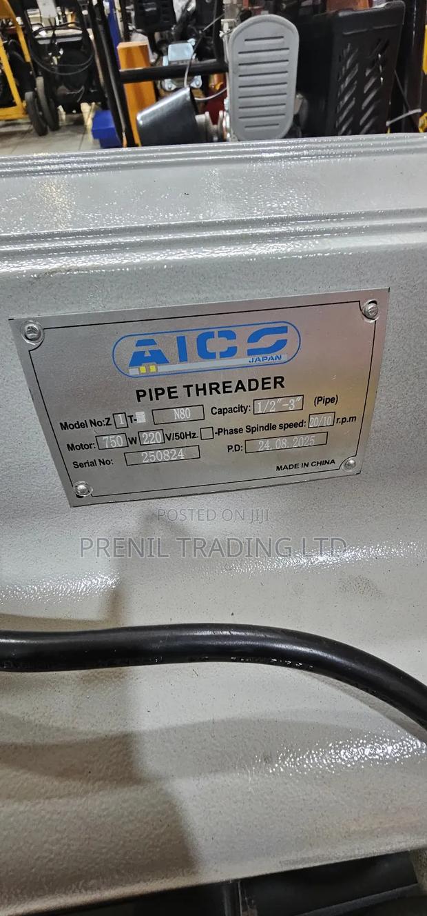 Aico Electric Pipe Threading Machine. - thumbnail 4