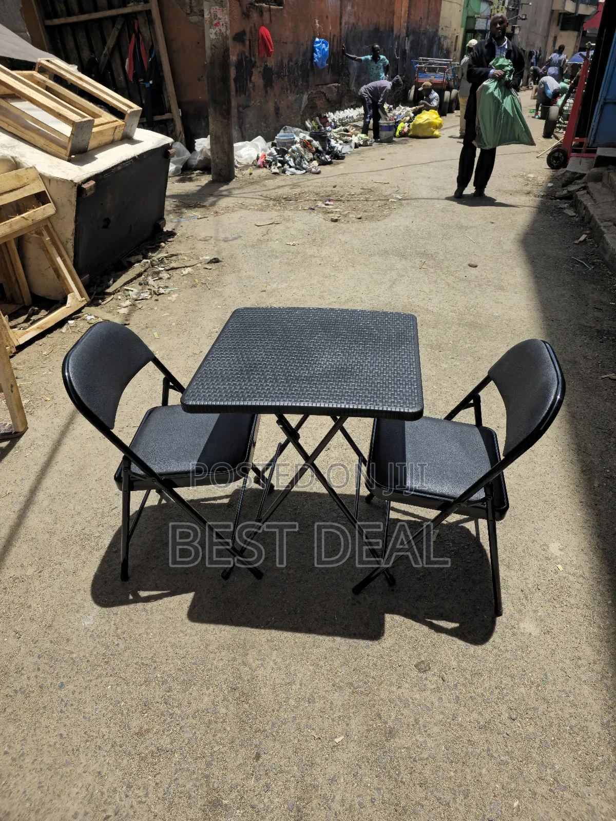 Balcony/ Outdoor Folding Chair and Desk