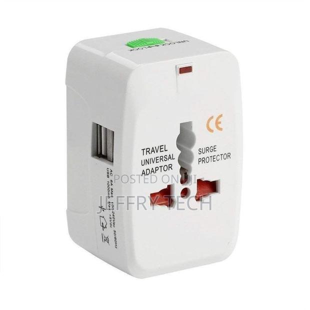Brother Generic Plug Adapter, World Travel 2 Usb Charger Universal W